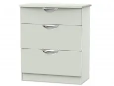 ASC ASC Corsica 3 Drawer Deep Low Chest of Drawers (Assembled)