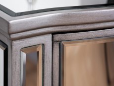 Birlea Elysee 2 Drawer Mirrored Bedside Cabinet (Assembled)
