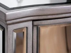 Birlea Birlea Elysee 2 Drawer Mirrored Bedside Table (Assembled)