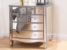 Birlea Elysee 4+4 Drawer Merchant Mirrored Chest of Drawers (Assembled)