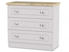 Welcome Welcome Vienna 3 Drawer Low Chest of Drawers (Assembled)