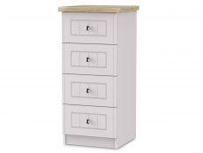Welcome Vienna 4 Drawer Narrow Chest of Drawers (Assembled)