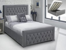 ASC ASC Harley 5ft King Size Upholstered Fabric Ottoman Bed Frame