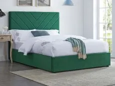 LPD LPD Islington 4ft6 Double Green Fabric Bed Frame