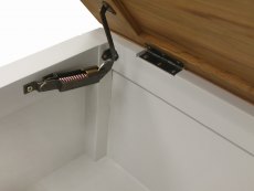 ASC ASC Larrissa Grey and Oak Wooden Blanket Box (Assembled)