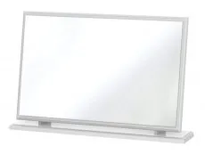 ASC Welcome Balmoral White High Gloss Dressing Large Table Mirror