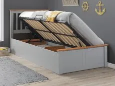 Bedmaster Bedmaster Francis 3ft Single Grey Wooden Ottoman Bed Frame
