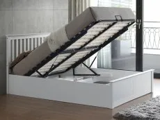 Bedmaster Bedmaster Malmo White Wooden Ottoman Bed Frame