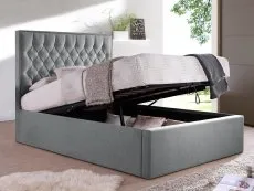 Bedmaster Bedmaster Wilson Grey Fabric Ottoman Bed Frame