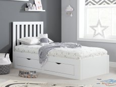Birlea Birlea Appleby 3ft Single White Wooden 4 Drawer Bed Frame