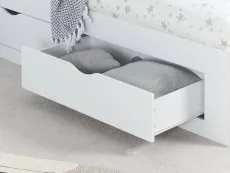 Birlea Birlea Appleby White Wooden 4 Drawer Storage Bed Frame