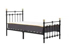 Birlea Furniture & Beds Birlea Atlas 3ft Single Black Metal Bed Frame