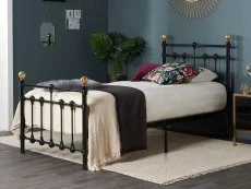 Birlea Furniture & Beds Birlea Atlas 3ft Single Black Metal Bed Frame