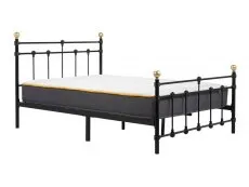 Birlea Furniture & Beds Birlea Atlas 4ft Small Double Black Metal Bed Frame