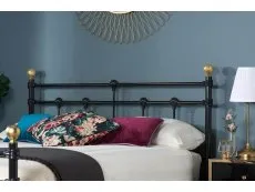 Birlea Furniture & Beds Birlea Atlas 4ft Small Double Black Metal Bed Frame