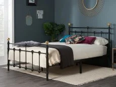 Birlea Furniture & Beds Birlea Atlas 4ft Small Double Black Metal Bed Frame