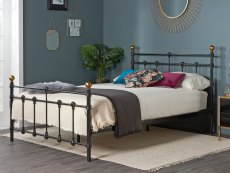 Birlea Birlea Atlas 4ft6 Double Black Metal Bed Frame