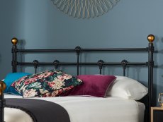 Birlea Birlea Atlas 4ft6 Double Black Metal Bed Frame