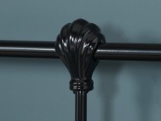 Birlea Birlea Atlas 4ft6 Double Black Metal Bed Frame