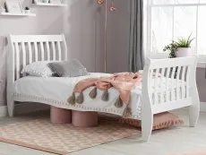 Birlea Furniture & Beds Birlea Belford 3ft Single White Wooden Bed Frame