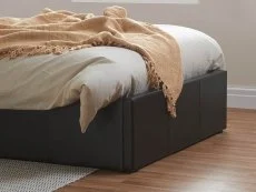 Birlea Birlea Berlin Brown Faux Leather Ottoman Bed Frame