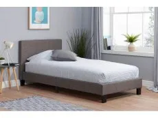Birlea Furniture & Beds Birlea Berlin 3ft Single Grey Fabric Bed Frame