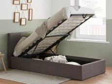 Birlea Birlea Berlin Grey Fabric Ottoman Bed Frame