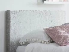 Birlea Birlea Berlin Steel Crushed Velvet Glitz Fabric Ottoman Bed Frame