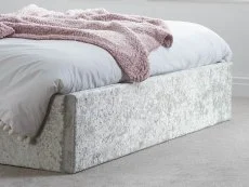 Birlea Birlea Berlin Steel Crushed Velvet Glitz Fabric Ottoman Bed Frame