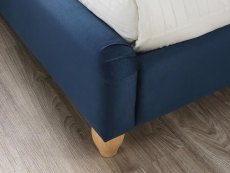 Birlea Birlea Brompton 4ft Small Double Midnight Blue Upholstered Fabric Bed Frame