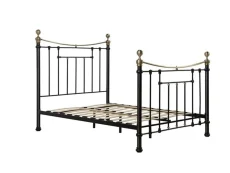 Birlea Birlea Bronte Black and Antique Brass Metal Bed Frame