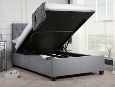 Birlea Birlea Cologne 4ft6 Double Grey Upholstered Fabric Ottoman Bed Frame