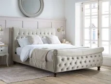 Birlea Birlea Copenhagen Stone Fabric Bed Frame