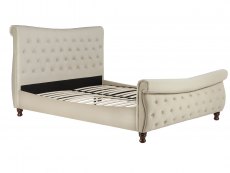 Birlea Birlea Copenhagen 6ft Super King Size Stone Upholstered Fabric Bed Frame