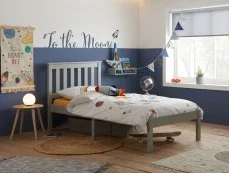 Birlea Birlea Denver Grey Wooden Bed Frame