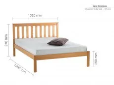 Birlea Furniture & Beds Birlea Denver 4ft Small Double Pine Wooden Bed Frame