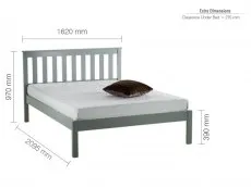 Birlea Furniture & Beds Birlea Denver 5ft King Size Grey Wooden Bed Frame