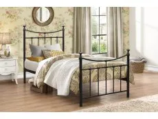 Birlea Furniture & Beds Birlea Emily 3ft Single Black Metal Bed Frame