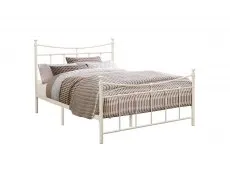 Birlea Furniture & Beds Birlea Emily 4ft Small Double Cream Metal Bed Frame