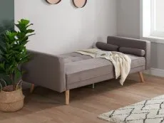 Birlea Furniture & Beds Birlea Ethan Large Grey Fabric Sofa Bed