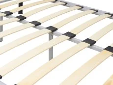 Birlea Furniture & Beds Birlea Faro 4ft Small Double Black and Silver Metal Bed Frame