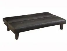 Birlea Birlea Franklin Black Faux Leather Sofa Bed