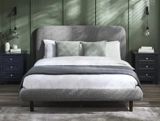 Julian Bowen Julian Bowen Hannah Grey Boucle Bed Frame