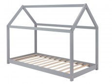 Birlea Birlea House Bed 3ft Single Grey Wooden Bed Frame