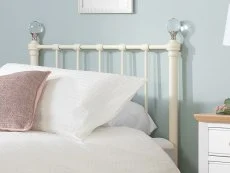 Birlea Birlea Jessica Cream Metal Bed Frame