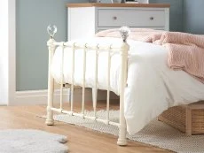 Birlea Birlea Jessica Cream Metal Bed Frame