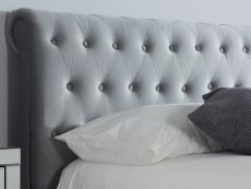 Birlea Birlea Marlow 6ft Super King Size Grey Upholstered Fabric 2 Drawer Bed Frame