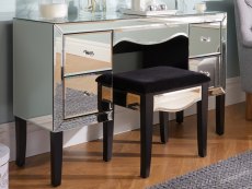 Birlea Birlea Palermo 4 Drawer Mirrored Dressing Table (Assembled)