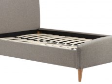 Birlea Birlea Quebec 4ft Small Double Grey Upholstered Fabric Bed Frame