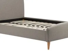 Birlea Furniture & Beds Birlea Quebec 4ft Small Double Grey Fabric Bed Frame